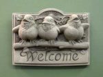 Sunshine Birds Welcome Plaque Discount