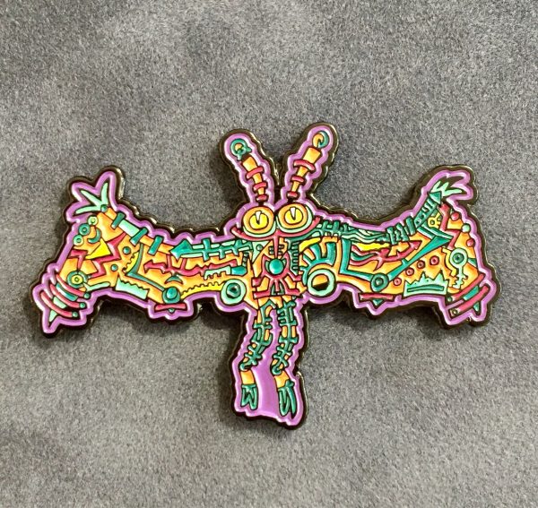 Mothman Lapel Pin Hot on Sale