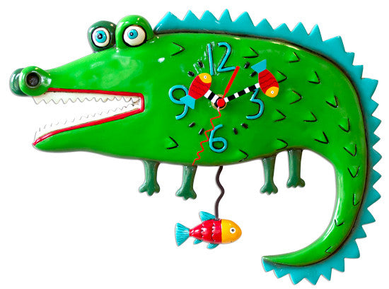 Later Gator Pendulum Clock For Cheap