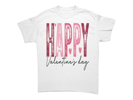 Happy Valentine s Day Unisex tshirt, Holiday Gifts, Valentine s Day For Discount