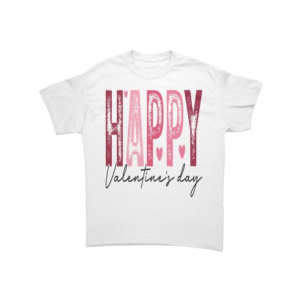 Happy Valentine s Day Unisex tshirt, Holiday Gifts, Valentine s Day For Discount