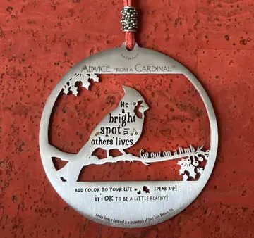 Advice from a Cardinal Ornament For Cheap