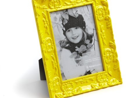 Yellow Lava Readymade Frame on Sale