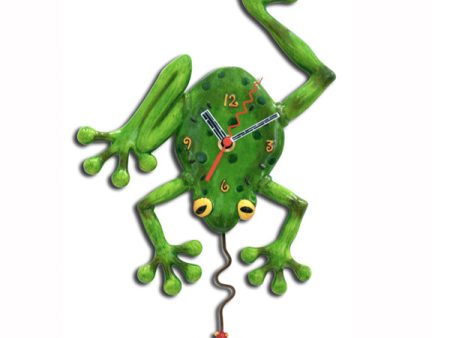 Frog Fly Pendulum Clock Fashion