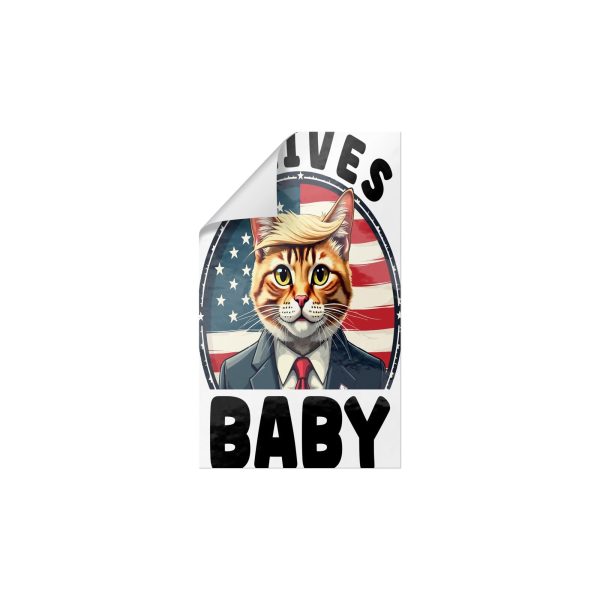 9 Lives Baby Trump Sticker Online Hot Sale