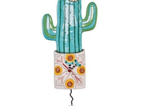 Desert Bloom Pendulum Clock on Sale