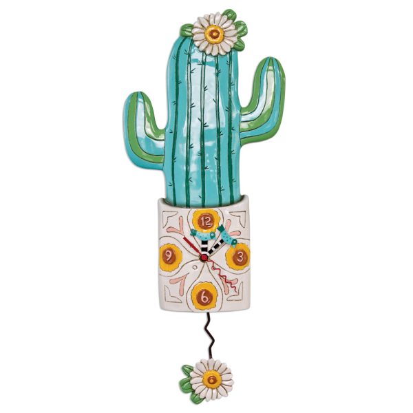 Desert Bloom Pendulum Clock on Sale