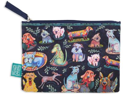 Dog Park Fabric Pouch Cheap