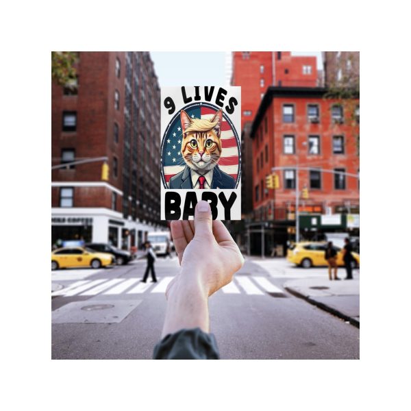 9 Lives Baby Trump Sticker Online Hot Sale