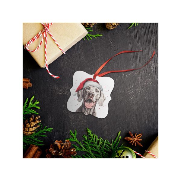 Weimaraner Christmas Ornament on Sale