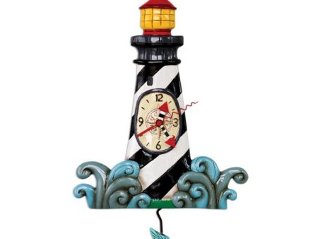 Augie s Lighthouse Pendulum Clock Fashion