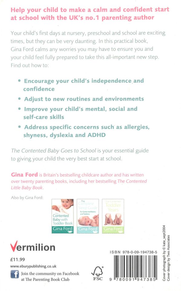 The Contented Baby Goes To School: Help Your Child To Make A Calm And Confident Start For Sale