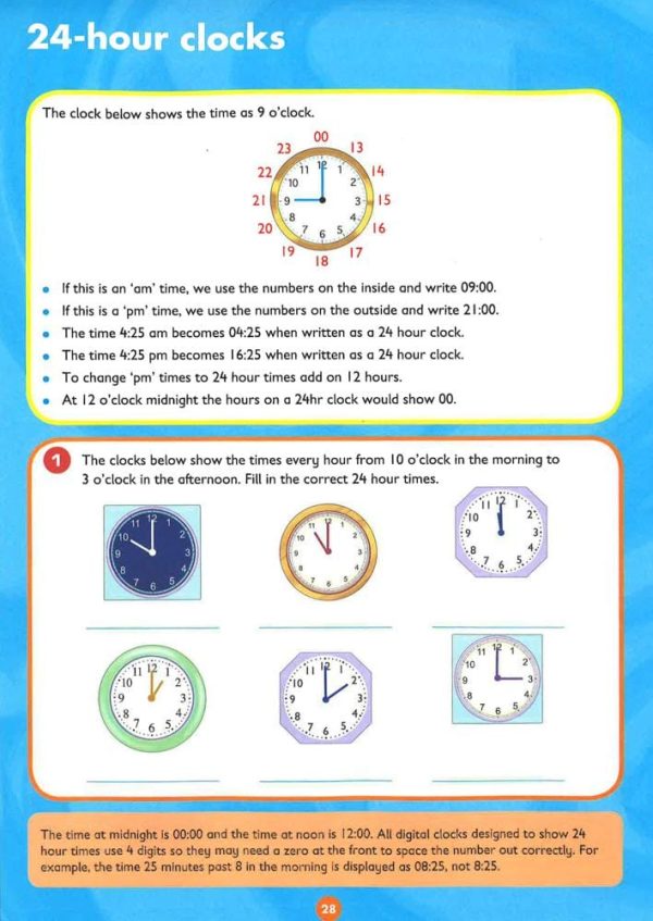 Telling The Time Ages 7-9: Prepare For School With Easy Home Learning (Collins Easy Learning Ks2) Fashion