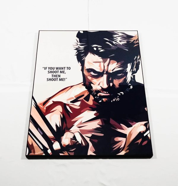 Wolverine- Shoot Me Large Pop Art (30 X40 ) Online Hot Sale