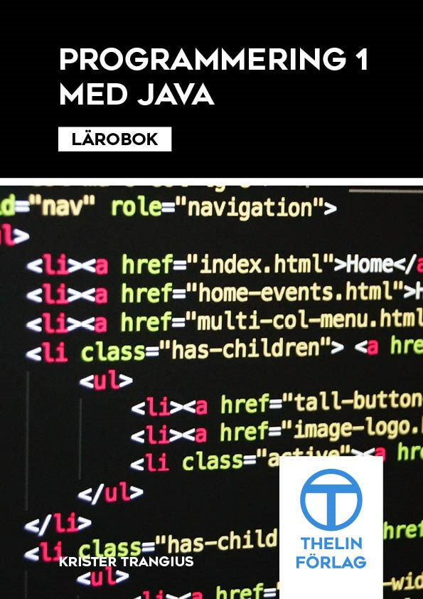 Programmering 1 med Java - Lärobok Online